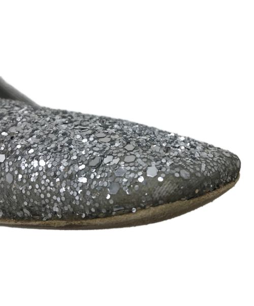 Martin Margiela22（マルタン・マルジェラ22）Martin Margiela22 (マルタン・マルジェラ22) メリージェーンヒールパンプス シルバー サイズ:37の古着・服飾アイテム