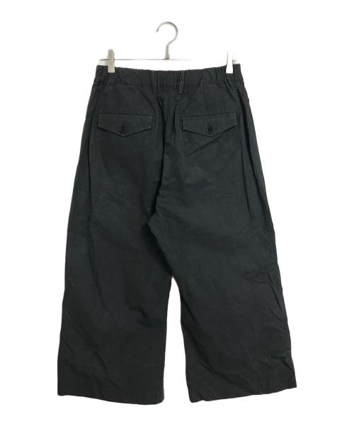 yokosakamoto（ヨウコサカモト）YOKOSAKAMOTO (ヨウコサカモト) パンツ　デザインパンツ　日本製 ブラック サイズ:Mの古着・服飾アイテム