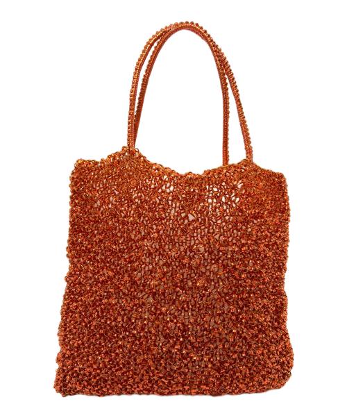 ANTEPRIMA（アンテプリマ）ANTEPRIMA (アンテプリマ) ワイヤーバッグ　ハンドバッグ　トートバッグ　ワイヤーハンドバッグ　ワイヤートートバッグ　セレモニー オレンジ サイズ:実寸参照の古着・服飾アイテム