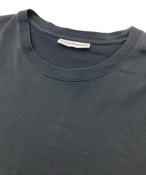 SOFTHYPHEN（ソフトハイフン）SOFTHYPHEN (ソフトハイフン) COTTON BIG TEE コットンビッグT  Tシャツ　半袖カットソー　オーバーサイズ　日本製 ブラック サイズ:03の古着・服飾アイテム