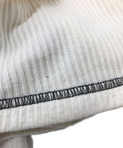 AKIKOAOKI（アキコアオキ）AKIKOAOKI (アキコアオキ) Puffy shape dress アイボリー×ネイビー サイズ:FREEの古着・服飾アイテム