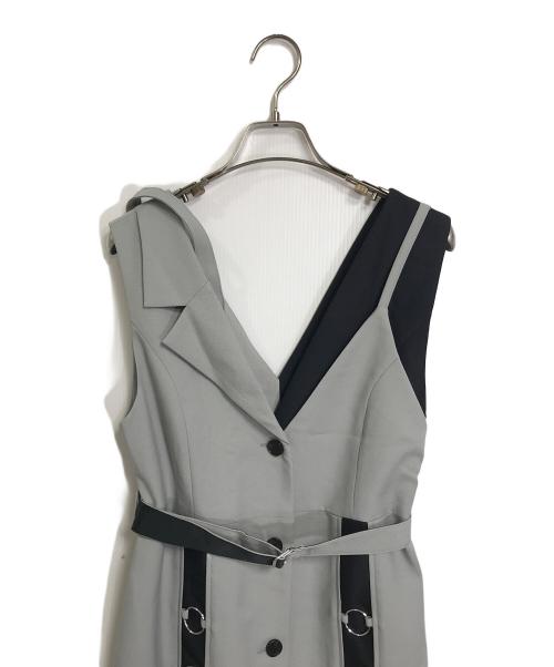 UNITED TOKYO（ユナイテッドトーキョー）UNITED TOKYO (ユナイテッドトーキョー) ワンピース グレー×ブラックの古着・服飾アイテム