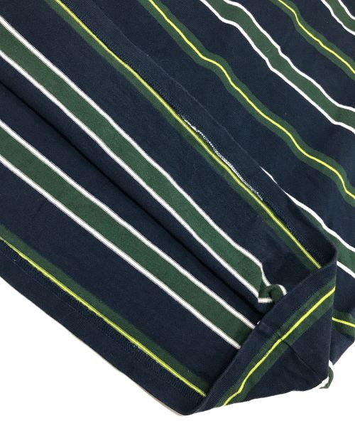 FreshService（フレッシュサービス）FreshService (フレッシュサービス) ボーダーカットソー グリーン サイズ:FREEの古着・服飾アイテム
