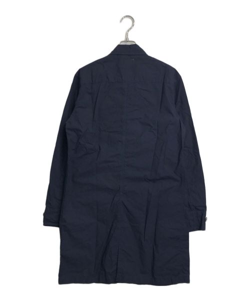 Manual Alphabet（マニュアル アルファベット）MANUAL ALPHABET (マニュアル アルファベット) ステンカラーコート ネイビー サイズ:3の古着・服飾アイテム
