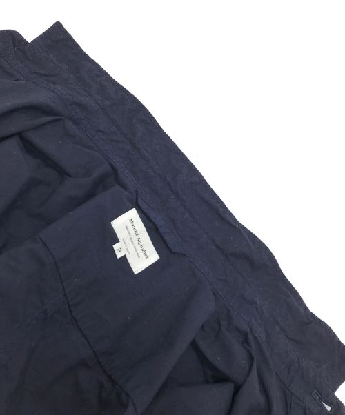 Manual Alphabet（マニュアル アルファベット）MANUAL ALPHABET (マニュアル アルファベット) ステンカラーコート ネイビー サイズ:3の古着・服飾アイテム