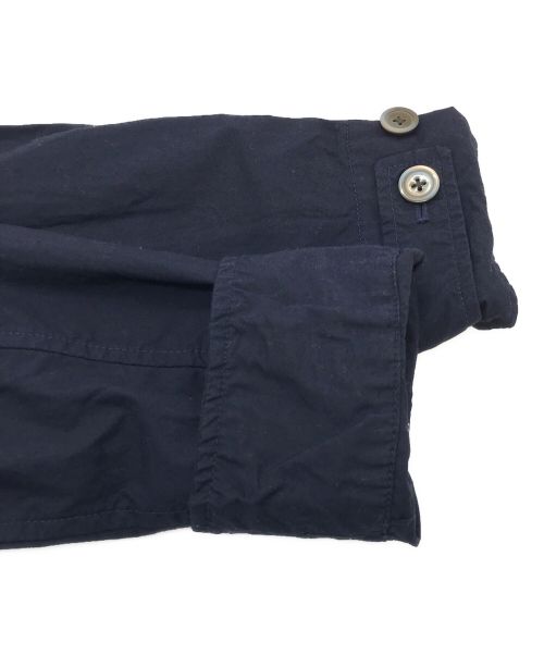 Manual Alphabet（マニュアル アルファベット）MANUAL ALPHABET (マニュアル アルファベット) ステンカラーコート ネイビー サイズ:3の古着・服飾アイテム