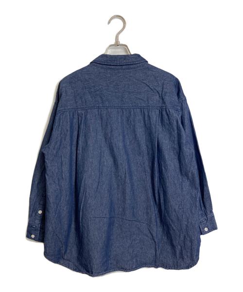 ARPEGE STORY（アルページュストーリー）Arpege story (アルページュストーリー) デニムセットアップ　コットンシャツ　コットンスカート インディゴの古着・服飾アイテム