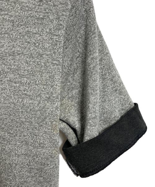 DISNEY（ディズニー）DISNEY (ディズニー) 【古着】霜降りリンガーTシャツ　半袖カットソー　Tシャツ　Tee   USA製　キャラT  ミッキー グレー サイズ: Mの古着・服飾アイテム