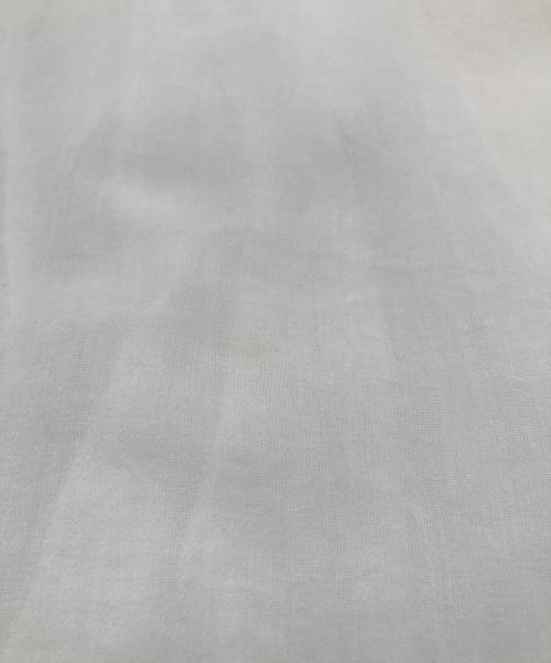 CADUNE（カデュネ）CADUNE (カデュネ) サマーギャザーチュニック　シフォンブラウス　ガーゼシャツ ホワイト サイズ:36の古着・服飾アイテム