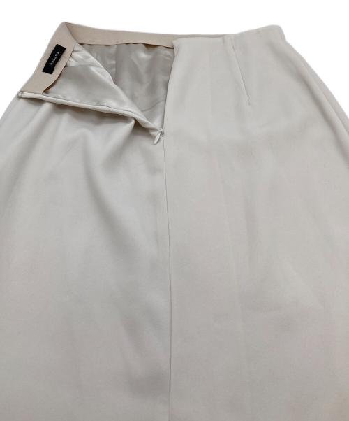 anuans（アニュアンス）anuans (アニュアンス) バックサテンタイトスカート ロングスカート ホワイト サイズ:Sの古着・服飾アイテム