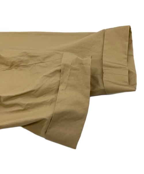 DANTON（ダントン）DANTON (ダントン) ワークジャケット ノーカラージャケット ロゴワッペン ベージュ サイズ:36の古着・服飾アイテム