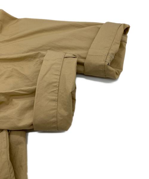 DANTON（ダントン）DANTON (ダントン) ワークジャケット ノーカラージャケット ロゴワッペン ベージュ サイズ:36の古着・服飾アイテム