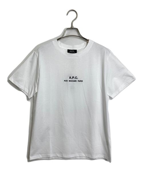 A.P.C.（アーペーセー）A.P.C. (アーペーセー) HOMME S/S TEE ホワイト サイズ:XSの古着・服飾アイテム