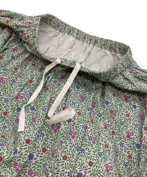 TSUHARU by samansa Mos2（ツハル バイ サマンサモスモス）TSUHARU by Samansa Mos2 (ツハル バイ サマンサモスモス) Windora柄ギャザースカート グリーン サイズ:FREE 未使用品の古着・服飾アイテム