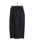 apart by lowrysアパートバイローリーズ）の古着「Pコクーンボリュームパンツ イージーパンツ」｜ブラック