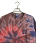 Champion REVERSE WEAVE (チャンピオン リバース ウィーブ) 【古着】カレッジロゴ後染めスウェット レッド×ブルー サイズ:L：4500円