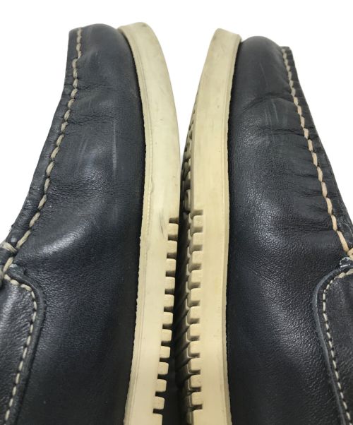 PARABOOT（パラブーツ）PARABOOT (パラブーツ) BEAMS (ビームス) スリッポン モカシンローファー ネイビー サイズ:実寸参照の古着・服飾アイテム