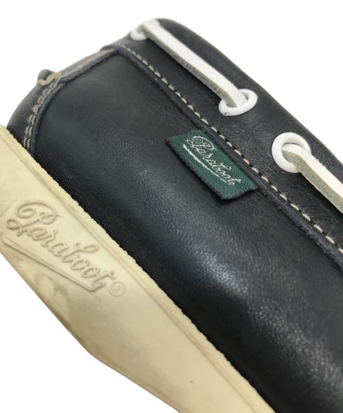 PARABOOT（パラブーツ）PARABOOT (パラブーツ) BEAMS (ビームス) スリッポン モカシンローファー ネイビー サイズ:実寸参照の古着・服飾アイテム