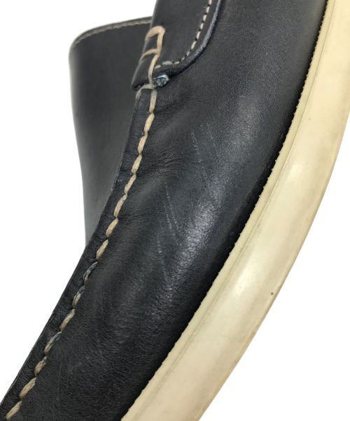PARABOOT（パラブーツ）PARABOOT (パラブーツ) BEAMS (ビームス) スリッポン モカシンローファー ネイビー サイズ:実寸参照の古着・服飾アイテム
