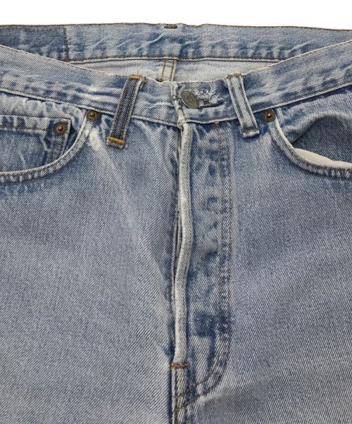 LEVI'S（リーバイス）LEVI'S (リーバイス) 【古着】501 66後期デニムパンツ　ボタン裏6 プリントタブ  ブルー サイズ:実寸参照の古着・服飾アイテム