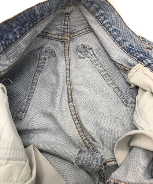LEVI'S（リーバイス）LEVI'S (リーバイス) 【古着】501 66後期デニムパンツ　ボタン裏6 プリントタブ  ブルー サイズ:実寸参照の古着・服飾アイテム
