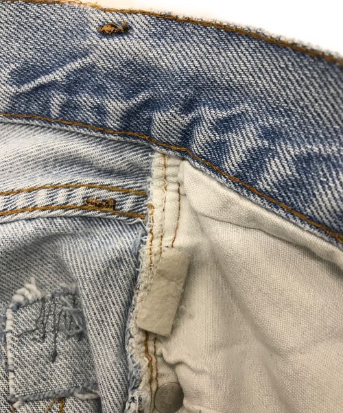 LEVI'S（リーバイス）LEVI'S (リーバイス) 【古着】501 66後期デニムパンツ　ボタン裏6 プリントタブ  ブルー サイズ:実寸参照の古着・服飾アイテム