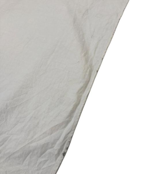 Swedish Army（スウェーデン軍）swedish army (スウェーデン軍) 【古着】50’Sグランパシャツ　スウェーデン軍　50年代 ホワイト サイズ:45の古着・服飾アイテム