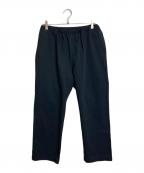 MUJI LABOムジラボ）の古着「ストレートパンツ　コットンパンツ オーガニックコットン」｜ブラック