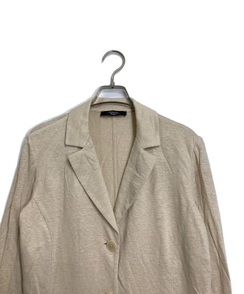 WEEKEND Max Mara（ウィークエンド マックスマーラ）Weekend Max Mara (ウィークエンド マックスマーラ) リネンジャケット　S/S  ベージュ サイズ:Mの古着・服飾アイテム