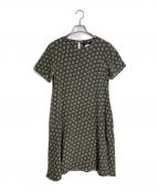 WEEKEND Max Maraウィークエンド マックスマーラ）の古着「総柄シルクワンピース」｜ネイビー