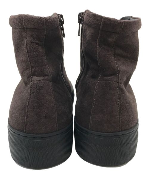 PELLICO SUNNY（ペリーコサニー）PELLICO SUNNY (ペリーコサニー) ハイカットジップスウェードスニーカー　ハイカットスニーカー　スウェードスニーカー ブラウン サイズ:40の古着・服飾アイテム