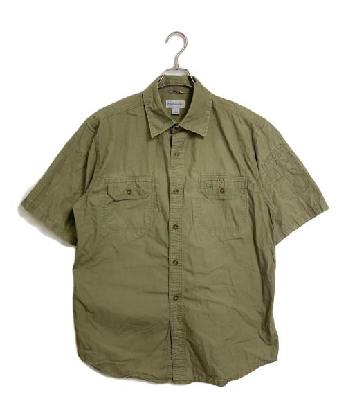 CarHartt（カーハート）CarHartt (カーハート) カーハート　半袖ワークシャツ グリーン サイズ:Lの古着・服飾アイテム