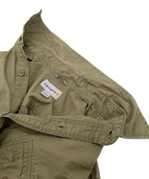 CarHartt（カーハート）CarHartt (カーハート) カーハート　半袖ワークシャツ グリーン サイズ:Lの古着・服飾アイテム