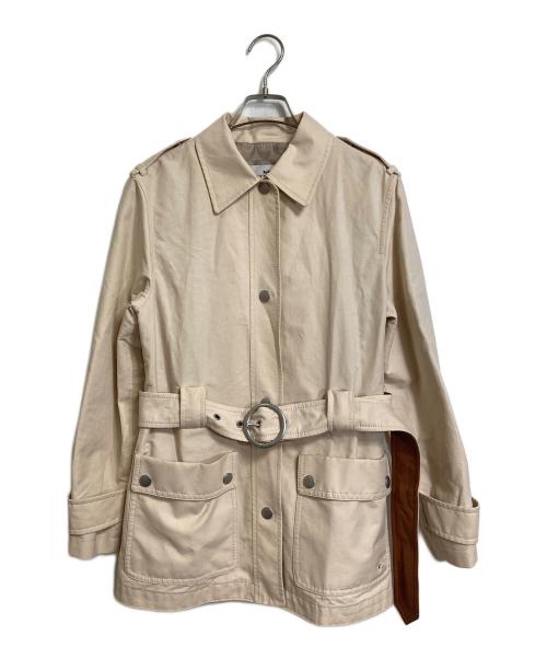 COACH（コーチ）COACH (コーチ) カジュアルミリタリー ジャケット　アウター　ライトアウター アイボリー サイズ:XSの古着・服飾アイテム