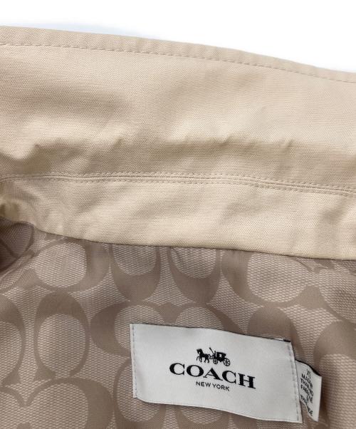 COACH（コーチ）COACH (コーチ) カジュアルミリタリー ジャケット　アウター　ライトアウター アイボリー サイズ:XSの古着・服飾アイテム