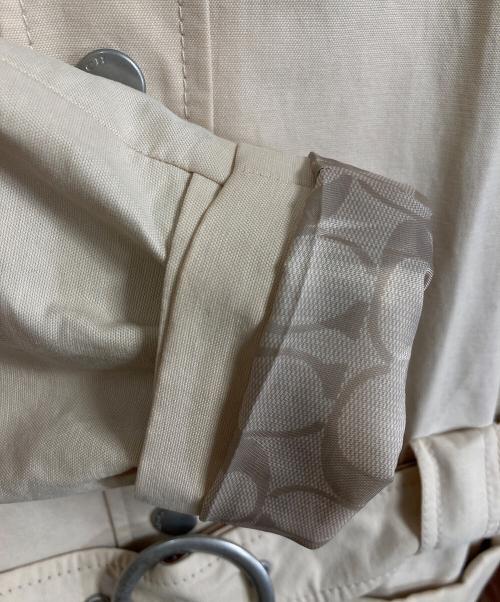 COACH（コーチ）COACH (コーチ) カジュアルミリタリー ジャケット　アウター　ライトアウター アイボリー サイズ:XSの古着・服飾アイテム