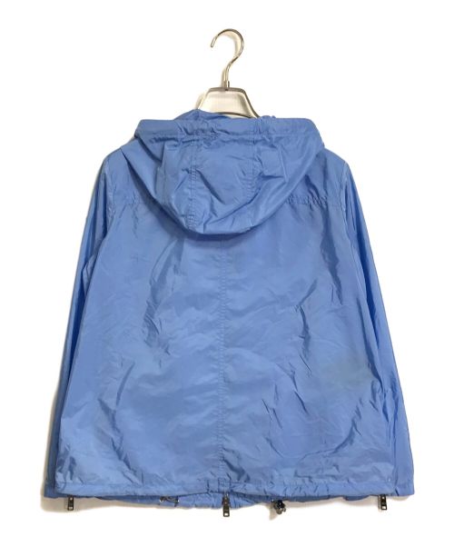 PRADA（プラダ）PRADA (プラダ) 三角プレート付きナイロンジャケット ブルー サイズ:40の古着・服飾アイテム