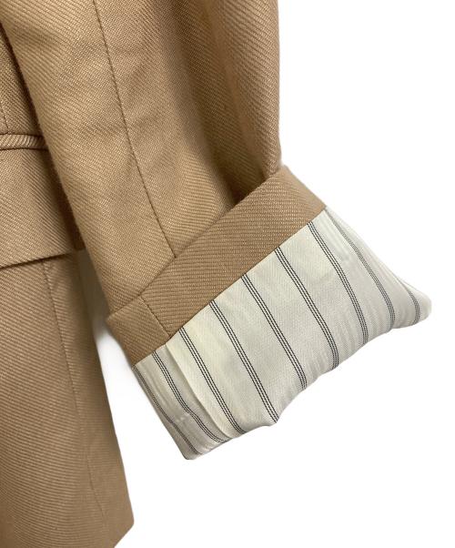 green label relaxing（グリーンレーベルリラクシング）green label relaxing (グリーンレーベルリラクシング) セットアップ　ジャケット　ハイウエストパンツ　オフィスカジュアル ベージュ サイズ:36の古着・服飾アイテム