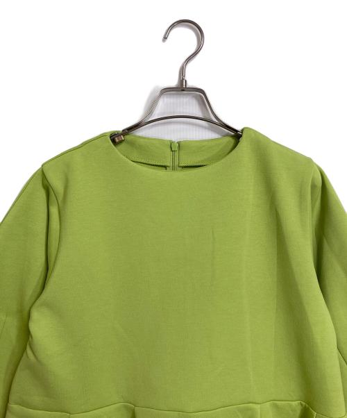 HeRIN.CYE（ヘリンドットサイ）HeRIN.CYE (ヘリンドットサイ) Feels puff sleeve tops グリーン サイズ:FREEの古着・服飾アイテム