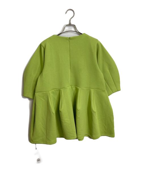 HeRIN.CYE（ヘリンドットサイ）HeRIN.CYE (ヘリンドットサイ) Feels puff sleeve tops グリーン サイズ:FREEの古着・服飾アイテム