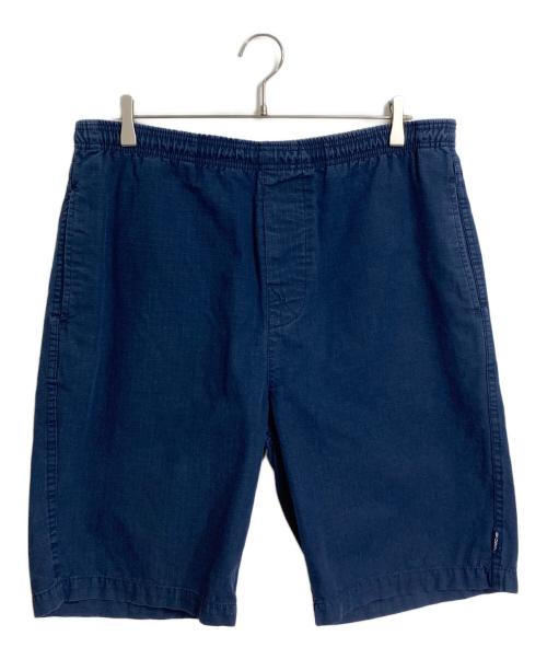stussy（ステューシー）stussy (ステューシー) 00’Sハーフパンツ　コットンパンツ　00年代 ネイビー サイズ:Lの古着・服飾アイテム