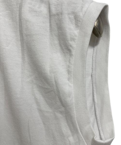 AURALEE（オーラリー）AURALEE (オーラリー) SEAMLESS CREW NECK ノースリーブTee  日本製 ホワイト サイズ:1の古着・服飾アイテム