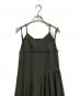 UN3D. (アンスリード) アシンメトリーティアードキャミワンピース オリーブ サイズ:36：5000円