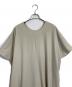 MARW UNITED ARROWS (マルゥ ユナイテッドアローズ) サイドタック ロングワンピース ベージュ サイズ:38：6000円