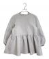 UNITED ARROWS（ユナイテッドアローズ）の古着「エアリージャカード ペプラム 9SL ブラウス」｜グレー