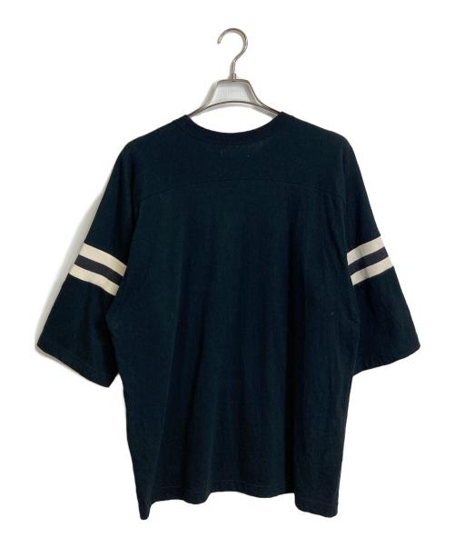 ROTOL（ロトル）ROTOL (ロトル) FOOTBALL TEE 半袖カットソー　23年SS ブラック サイズ:Mの古着・服飾アイテム