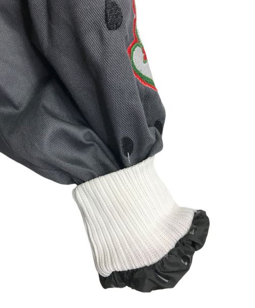 JH Design（ジェイエイチデザイン）JH Design (ジェイエイチデザイン) 【古着】レーシングジャケット　water melon　スイカ グレー サイズ:Lの古着・服飾アイテム