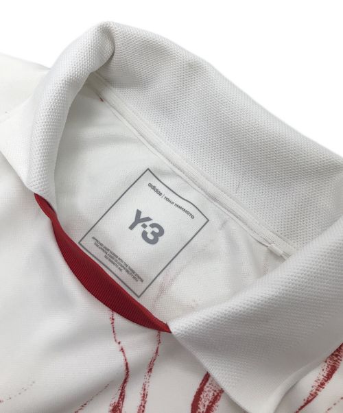 Y-3（ワイスリー）Y-3 (ワイスリー) サッカー日本代表 CW 長袖Tシャツ レッド×ホワイト サイズ:Mの古着・服飾アイテム