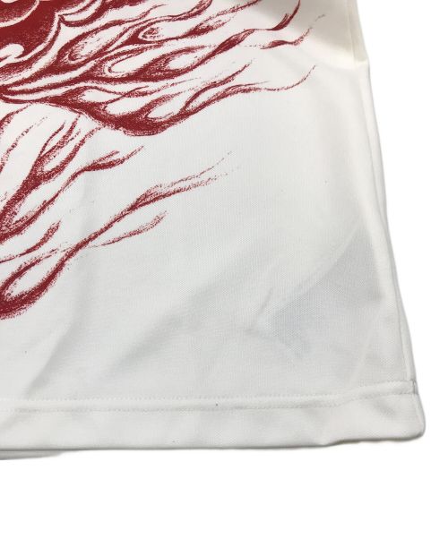 Y-3（ワイスリー）Y-3 (ワイスリー) サッカー日本代表 CW 長袖Tシャツ レッド×ホワイト サイズ:Mの古着・服飾アイテム