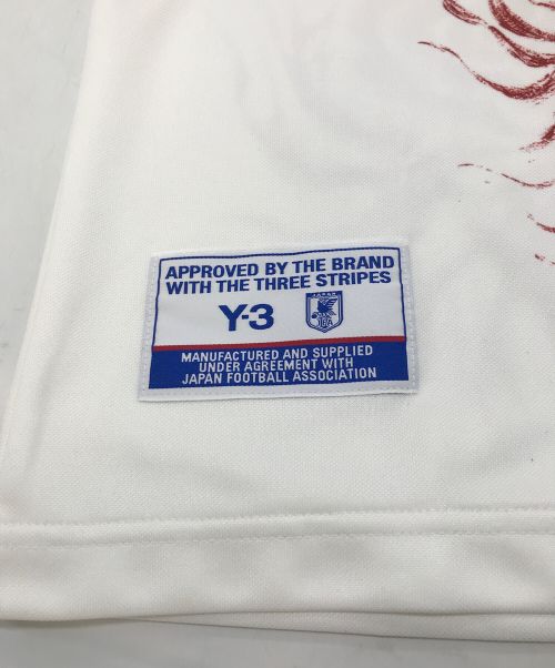 Y-3（ワイスリー）Y-3 (ワイスリー) サッカー日本代表 CW 長袖Tシャツ レッド×ホワイト サイズ:Mの古着・服飾アイテム